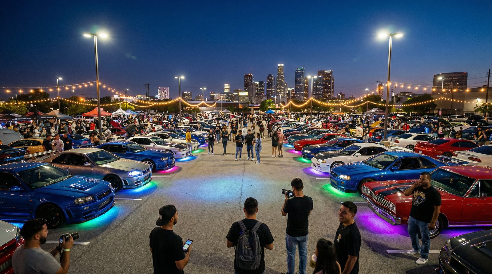 网红主播短视频车友聚会